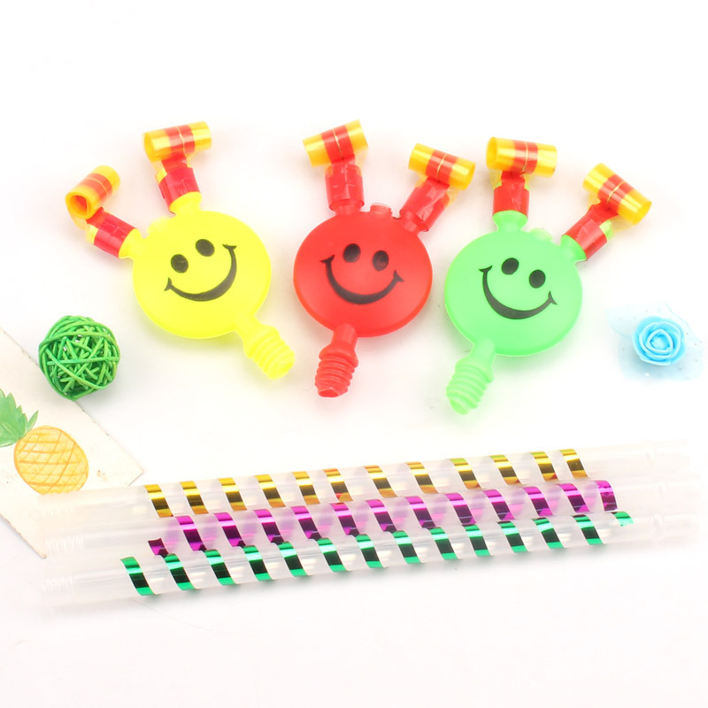 Large Smiley Face Blowing Dragon Whistle Blowing Children&#039;s Toys Smiley Face Blowing Dragon Dragon Whistle