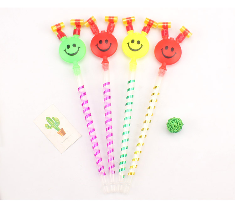 Large Smiley Face Blowing Dragon Whistle Blowing Children's Toys Smiley Face Blowing Dragon Dragon Whistle