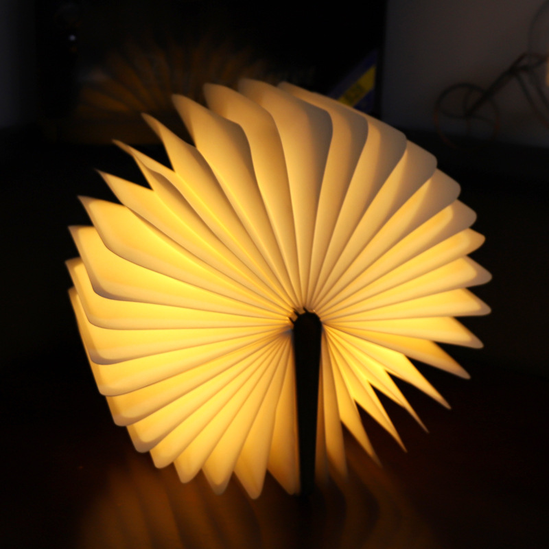 Creative Folding Bluetooth Music Book Light Touch Luminous Boy Lamp Small Night Lamp Paper Gift Led Bluetooth Music Lamp