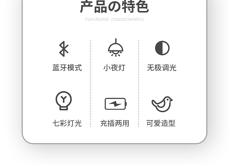 Smart Wireless Bluetooth Audio Small Night Lamp Flying Bird Music Creative Bluetooth Music Lamp Smart Wireless Bluetooth Audio Small Night Lamp Flying Bird Music Creative Bluetooth Music Lamp