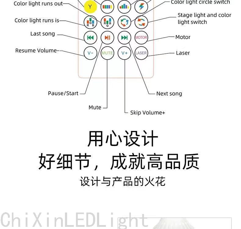 LED Stage Lights Bluetooth Big Magic Ball Three Leaf Music Ambience Light White Light plus Colorful Smart Led Music Lamp LED Stage Lights Bluetooth Big Magic Ball Three Leaf Music Ambience Light White Light plus Colorful Smart Led Music Lamp