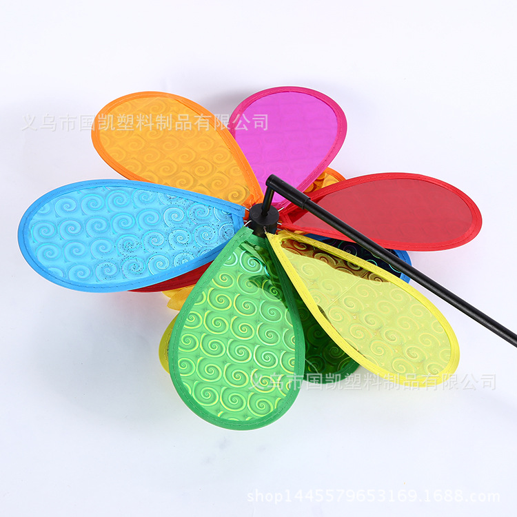 New double gladiator sunflower outdoor decoration square creative windmill stall selling children's toys wholesale