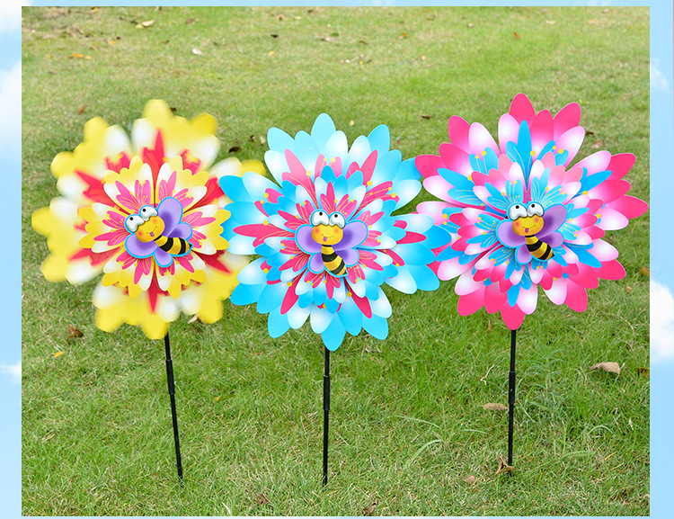2019 New Pattern Five Colours in One Package Decorative Color Double-Layer Windmill Pattern Windmill School Venue Decoration Wholesale 2019 New Pattern Five Colours in One Package Decorative Color Double-Layer Windmill Pattern Windmill School Venue Decoration Wholesale