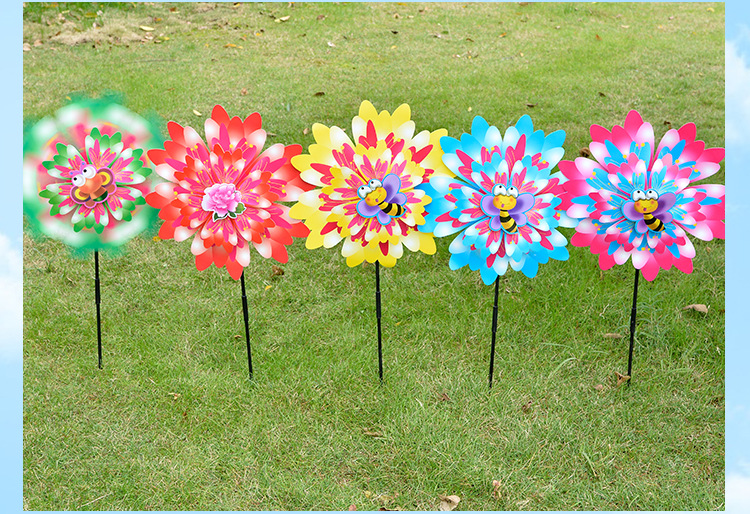 2019 New Pattern Five Colours in One Package Decorative Color Double-Layer Windmill Pattern Windmill School Venue Decoration Wholesale 2019 New Pattern Five Colours in One Package Decorative Color Double-Layer Windmill Pattern Windmill School Venue Decoration Wholesale
