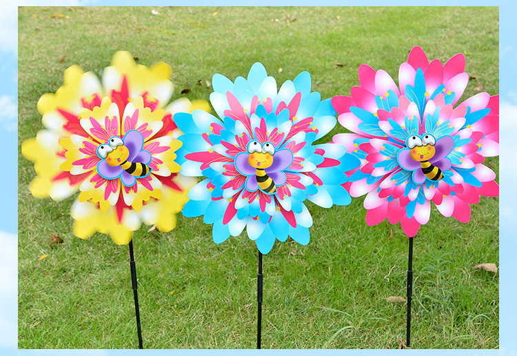 2019 New Pattern Five Colours in One Package Decorative Color Double-Layer Windmill Pattern Windmill School Venue Decoration Wholesale 2019 New Pattern Five Colours in One Package Decorative Color Double-Layer Windmill Pattern Windmill School Venue Decoration Wholesale