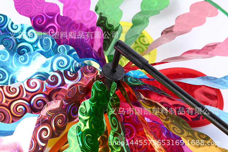 Factory Direct selling PVC Flash Disk Sparkles Creative three-Layer sunflower Big Windmill Wholesale Children's Toys Factory Direct selling PVC Flash Disk Sparkles Creative three-Layer sunflower Big Windmill Wholesale Children's Toys