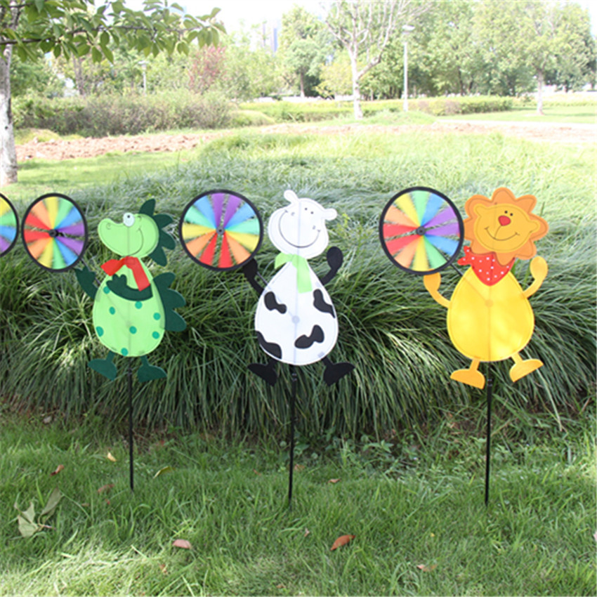 Creative Flower Windmill Tulip Windmill Park Flower Sea Kindergarten Outdoor Decoration Products Windmill Festival Decoration Products