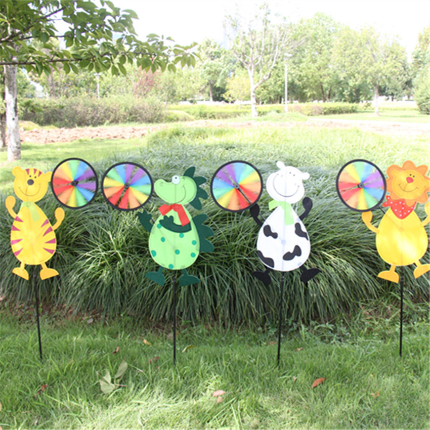 Creative Flower Windmill Tulip Windmill Park Flower Sea Kindergarten Outdoor Decoration Products Windmill Festival Decoration Products