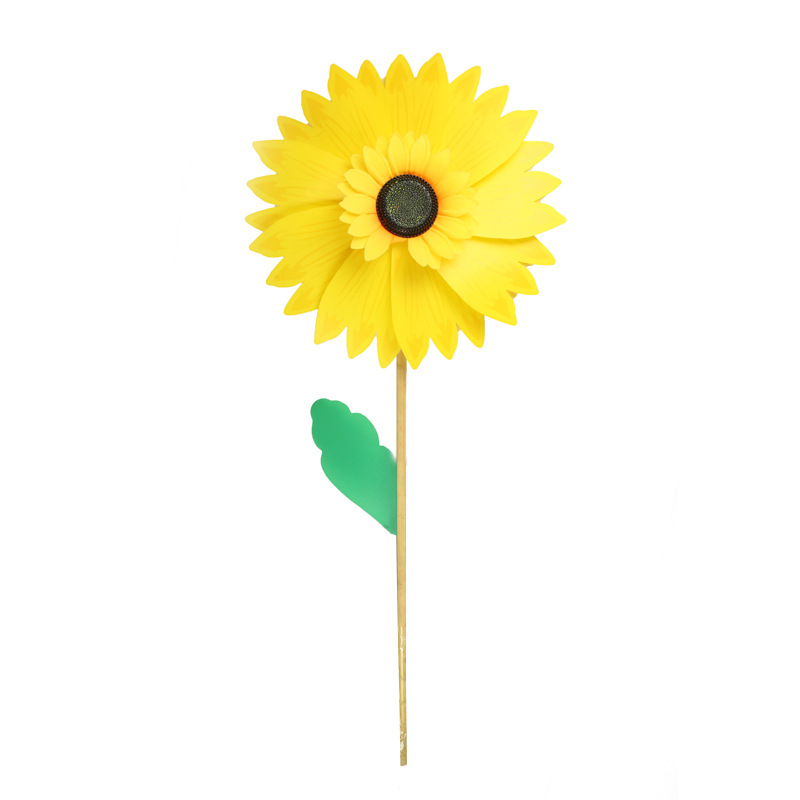 Sunflower Windmill Turntable Sunflower Traditional Windmill Square Stall Hot Sale Children&#039;s Toy Factory Wholesale