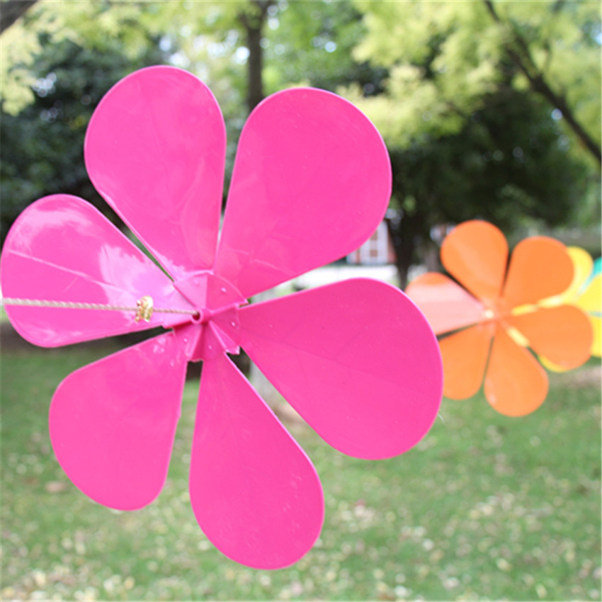 Factory Direct Sales Wedding Supplies Kindergarten Children&#039;s Toys Plastic Windmill Hanging Decoration Outdoor Wind String