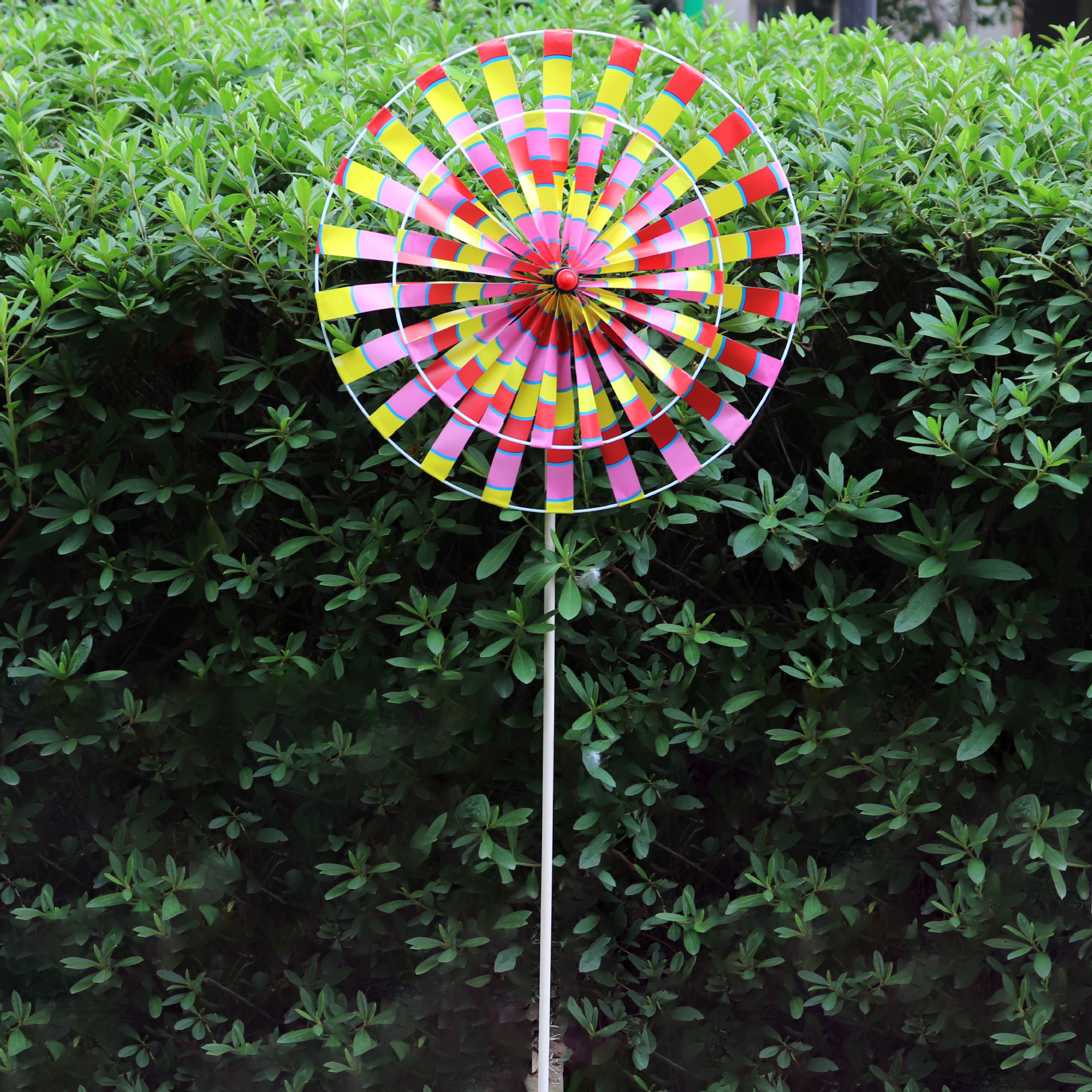 Traditional Retro Old Beijing Double-Layer Rotating Wooden Pole Windmill Children's Toy Stall Scenic Spot Park Decoration Wholesale Traditional Retro Old Beijing Double-Layer Rotating Wooden Pole Windmill Children's Toy Stall Scenic Spot Park Decoration Wholesale