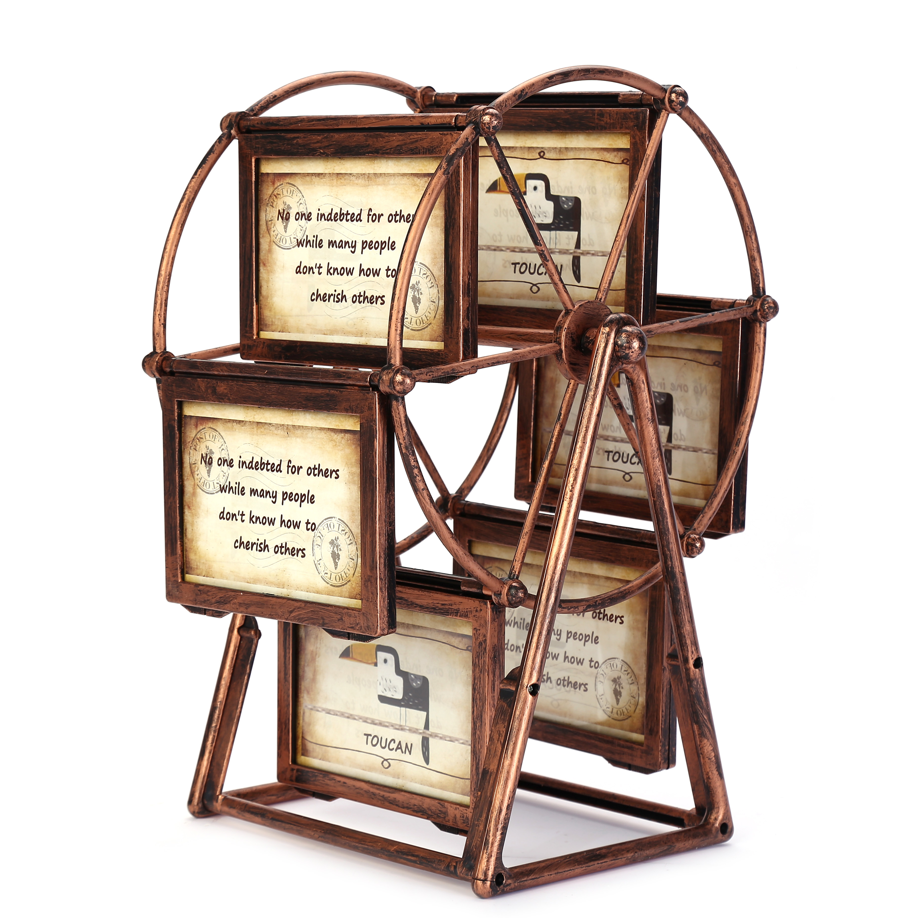Ferris Wheel Big Windmill Waterwheel Photo Frame Children's Studio Gift Photo Frame Ins Rotating Photo Frame 5-Inch