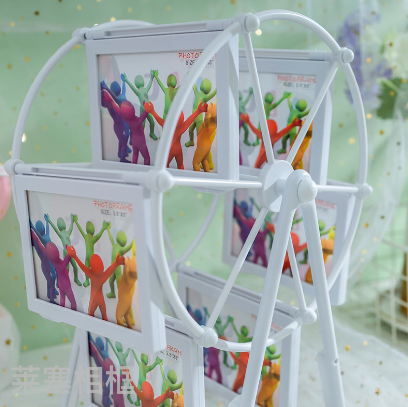 Ferris Wheel Plastic Material Creative Children Table Combination Personality Windmill Gift Handicraft Photo Frame