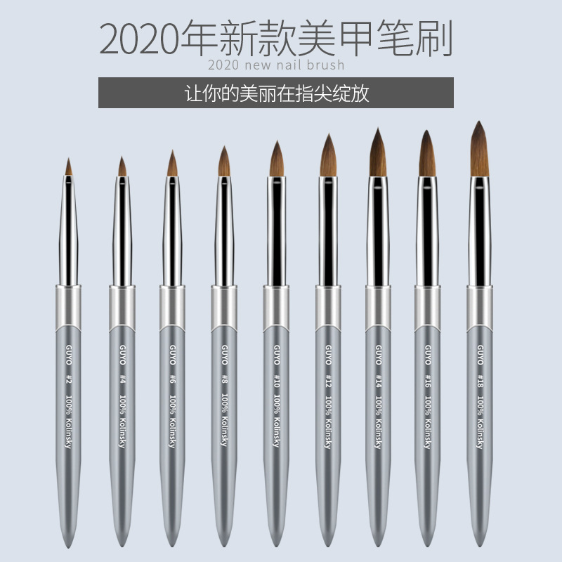 Guyo Siberian Mink Hair Nail Brush Animal Hair Nail Art Crystal Pen Mink Hair Brush New Crystal Pen