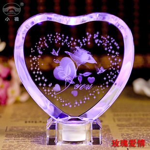 Crystal Animal 3D Inner Carved Crystal Animal Model Elephant Tourism Souvenir Home Decoration Annual Meeting Gifts
