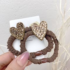 New Crystal Rhinestone Animal Cute Hair Rope Ins Temperament Head Rope High Elastic Black Rubber Band Headdress New Crystal Rhinestone Animal Cute Hair Rope Ins Temperament Head Rope High Elastic Black Rubber Band Headdress