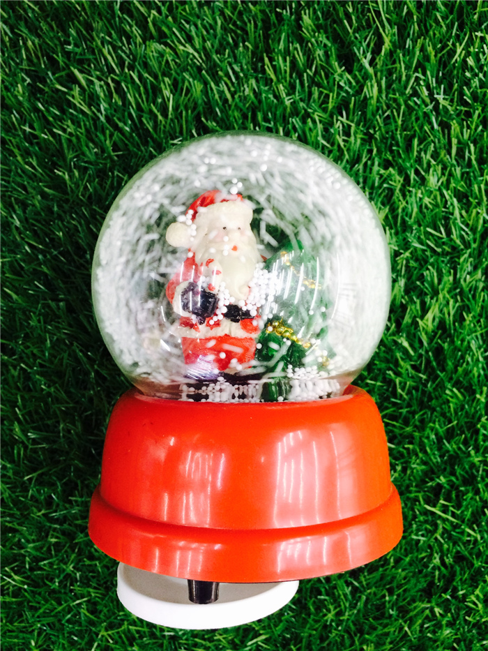 Creative gifts Santa Claus music box windmill electric snow Christmas snow globe