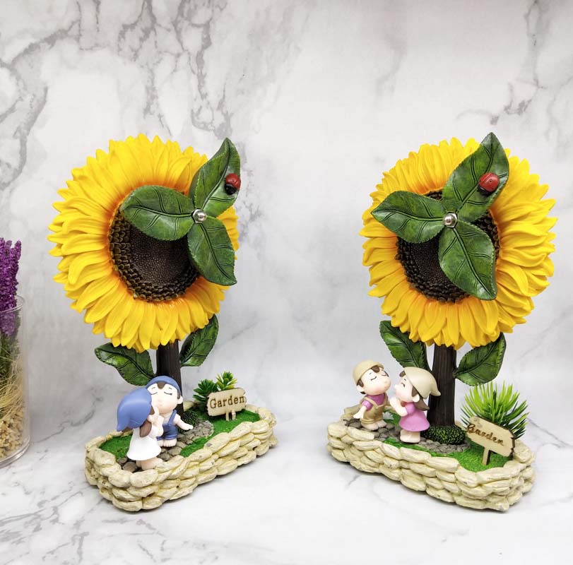 New sunflower resin eight sound balance xiangyang flower music box creative home decoration manufacturers direct sales New sunflower resin eight sound balance xiangyang flower music box creative home decoration manufacturers direct sales