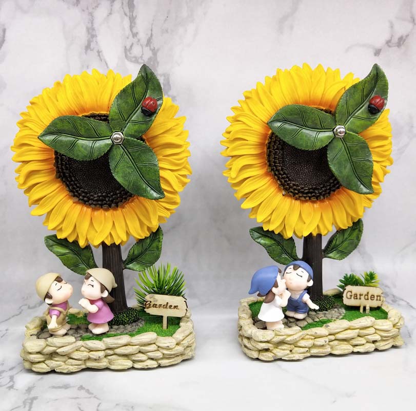 New sunflower resin eight sound balance xiangyang flower music box creative home decoration manufacturers direct sales New sunflower resin eight sound balance xiangyang flower music box creative home decoration manufacturers direct sales
