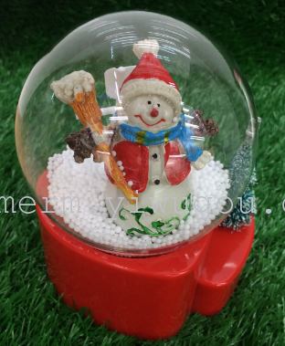 Ornaments Santa Claus snow music box gifts Ornaments Santa Claus snow music box gifts
