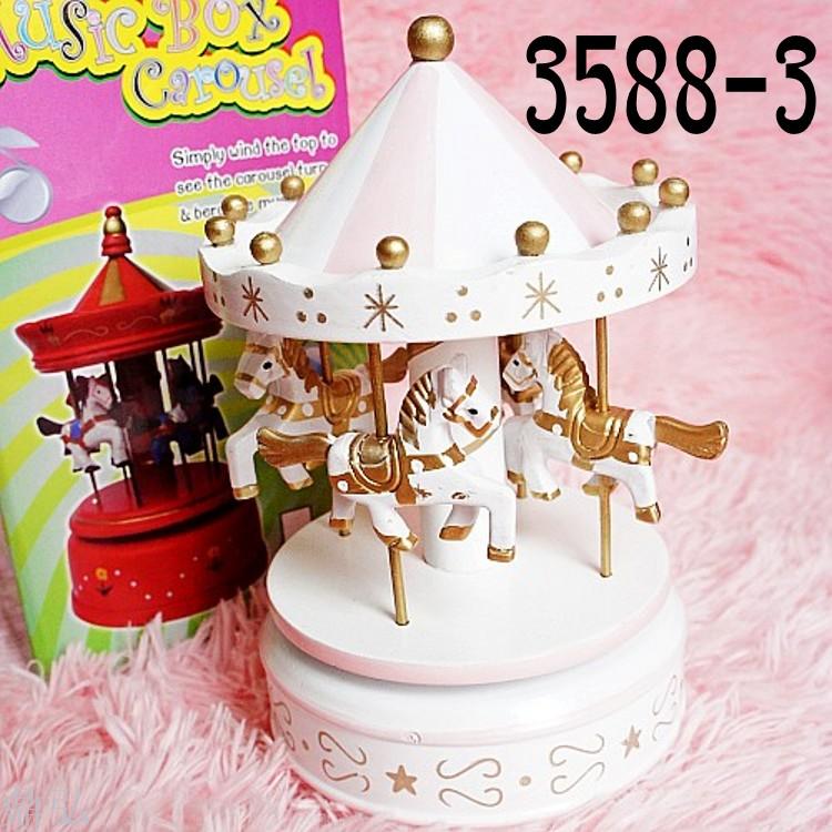 Wooden carousel music box Christmas gifts Birthday gifts Variety of options