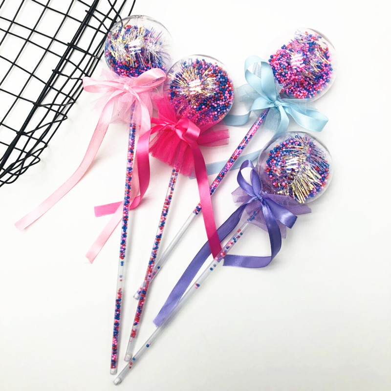 Best-Seller on Douyin Bounce Ball Starry Sky Stick Bounce Ball Magic Stick Magic Wand Luminous Fairy Wand