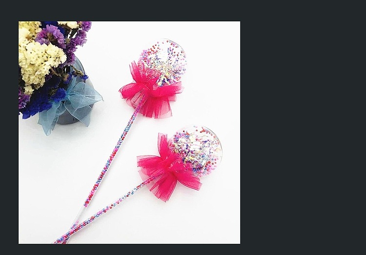 Best-Seller on Douyin Bounce Ball Starry Sky Stick Bounce Ball Magic Stick Magic Wand Luminous Fairy Wand