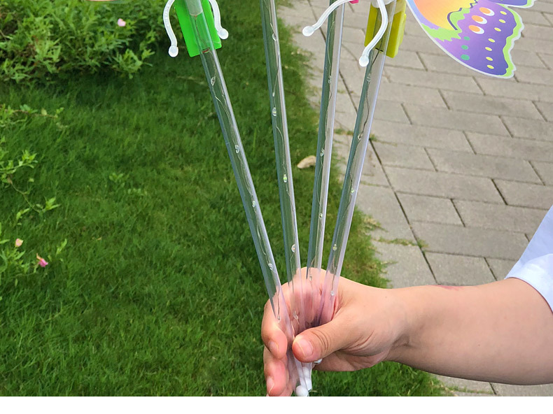Flash Butterfly Fairy Wand Children Shine Butterfly Wand Stall Toys Bo ball ground push star ball Wand