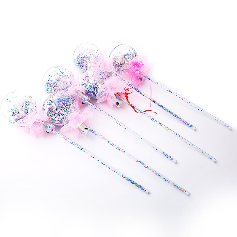 Children's Toy Stall Night Market Scanning Code Drainage Small Gift Full Body Luminous Star Sky Ball Fairy Magic Wand
