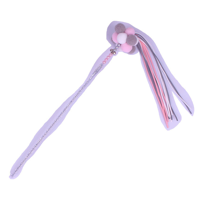 Factory Direct Sales First-Hand Supply Pet Handmade Cat Teaser Bell Fairy Wand