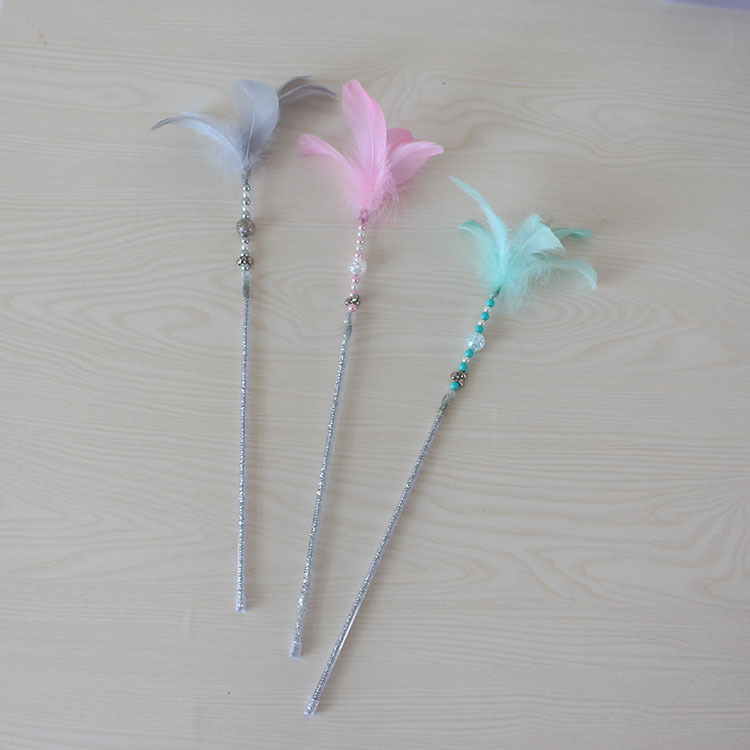 Factory Direct Sales First-Hand Supply Pet Handmade Cat Teaser Bell Fairy Wand