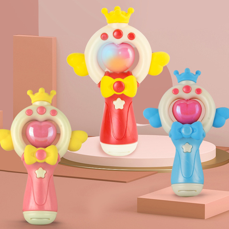 Children&#039;s Music Projection Magic Wand Little Girl Flexible Glue Sound and Light Fairy Fairy Wand