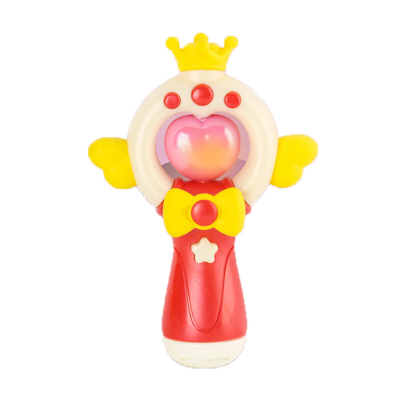 Children&#039;s Music Projection Magic Wand Little Girl Flexible Glue Sound and Light Fairy Fairy Wand