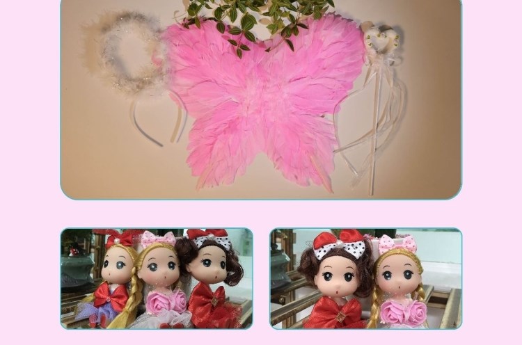 Fairy Wand Cane Magic Wand Girl Heart Wand Children's Crown and Princess Magic Wand Creative Truncheon Magic Wand Gift