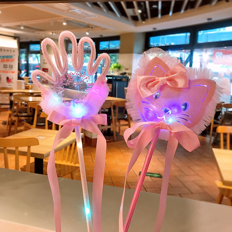 Bounce Ball Flashing Light Magic Wand Children&#039;s Birthday Party Gift Magic Stick Photo Fairy Wand