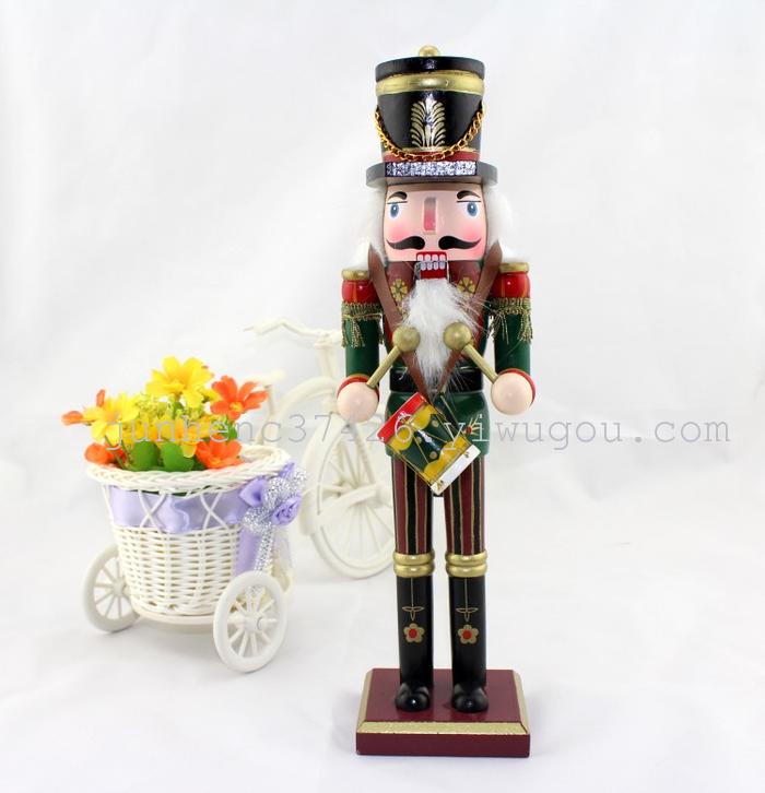 Hand-painted wooden Nutcracker soldier doll home decorating decoration gift BJ1401 Hand-painted wooden Nutcracker soldier doll home decorating decoration gift BJ1401