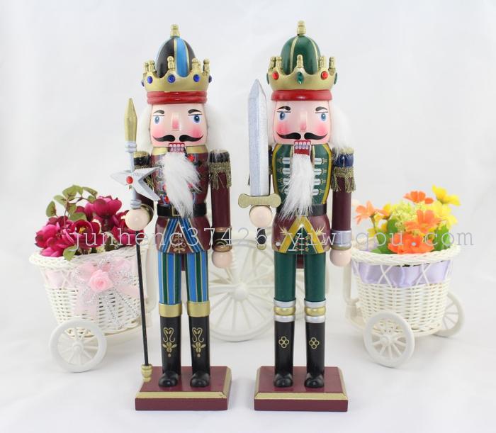 Hand-painted wooden Nutcracker soldier doll home decorating decoration gift BJ1401 Hand-painted wooden Nutcracker soldier doll home decorating decoration gift BJ1401
