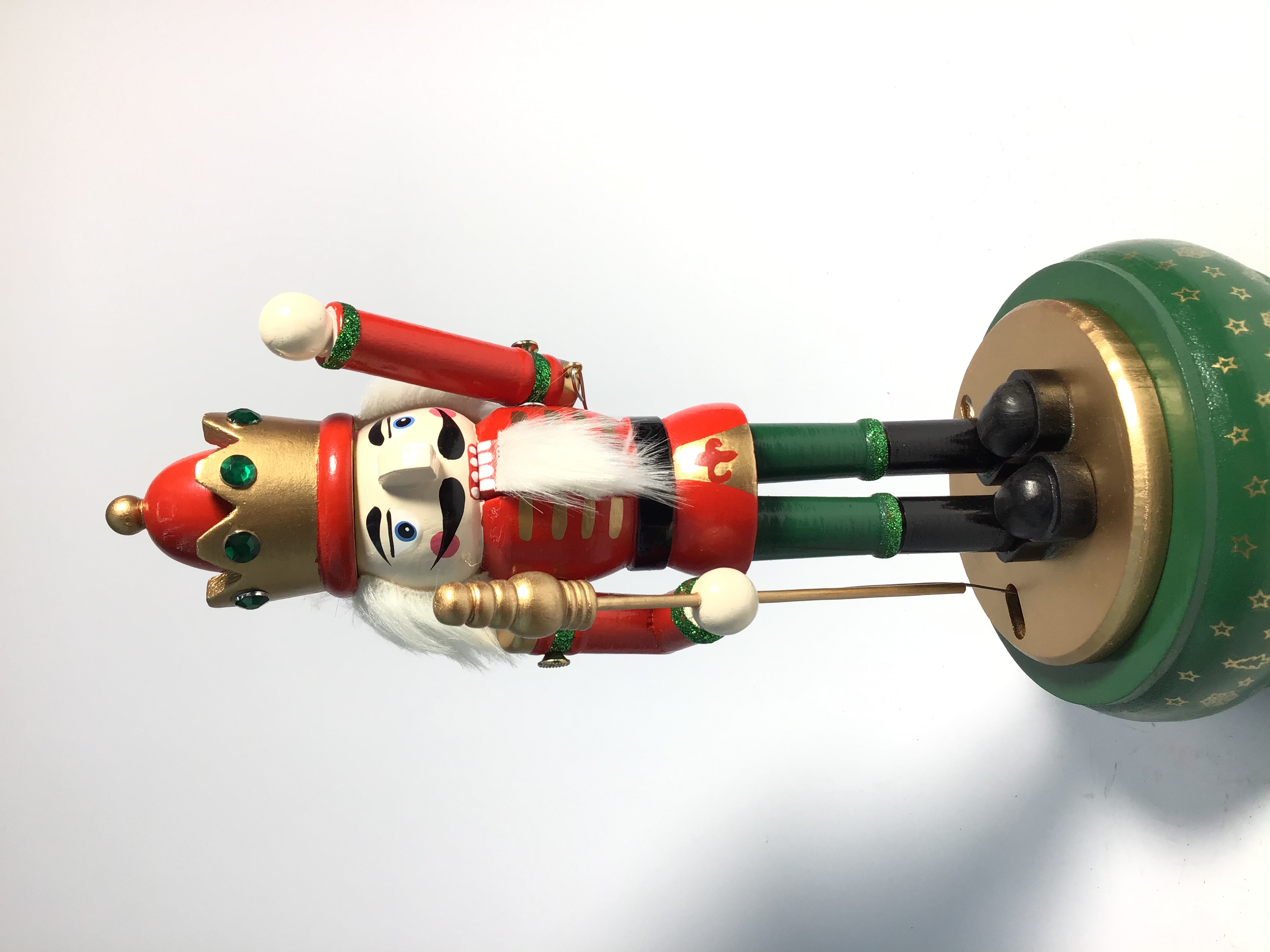 Christmas decorations, nutcracker, king's soldier, european-style music box, music box, gift box, window display