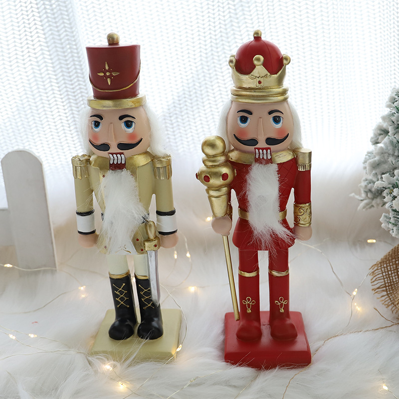 Home Living Room Decorations Wholesale Cross-Border New Desktop Christmas Decoration Walnut Soldier Resin Crafts Nutcracker Home Living Room Decorations Wholesale Cross-Border New Desktop Christmas Decoration Walnut Soldier Resin Crafts Nutcracker