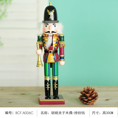 Nutcracker Soldier Puppet Creative Cartoon Character Bookcase Home Desktop Decoration Ornaments Nutcracker Soldiers