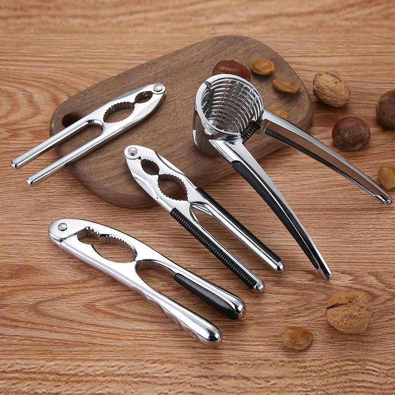 Walnut Clip Nutcracker Pecan Tool Household Multi-Functional Walnut Nut Opener Small Siberian Hazelnut Pliers