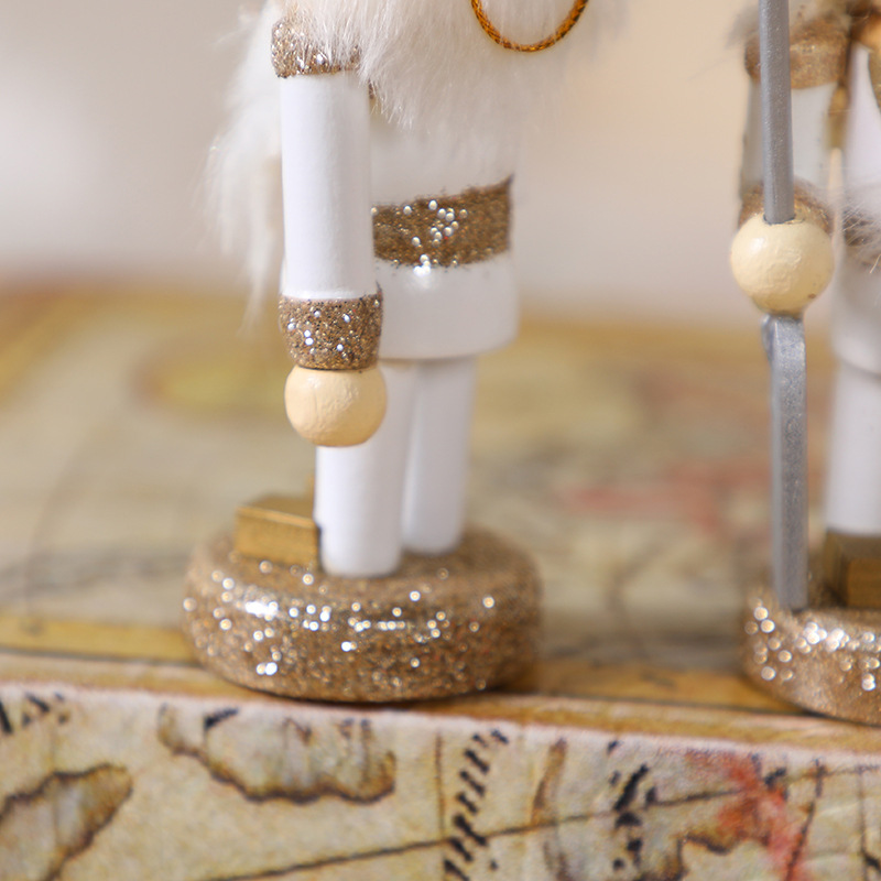 Wooden Nutcracker King Soldier Table Decorative Ornaments Christmas Festival Children Gifts Nutcracker Soldiers Wooden Nutcracker King Soldier Table Decorative Ornaments Christmas Festival Children Gifts Nutcracker Soldiers