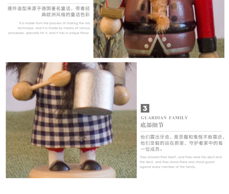 Home Living Room Children's Room Decorative Small Ornaments Puppet Soldier Decoration New Year Gift Nutcracker Soldiers