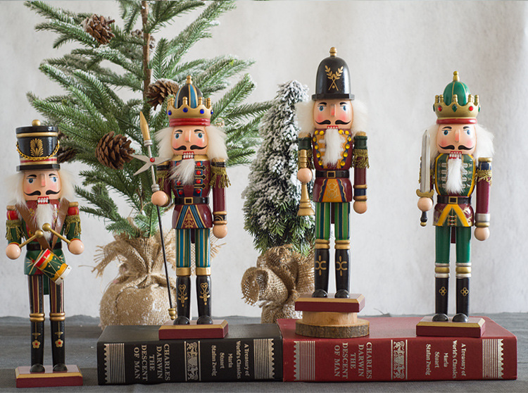 Tin Soldier Doll Soldier Wood Nutcracker Foreign Trade in Stock Vintage Christmas Small Ornaments Nutcracker Soldiers Tin Soldier Doll Soldier Wood Nutcracker Foreign Trade in Stock Vintage Christmas Small Ornaments Nutcracker Soldiers