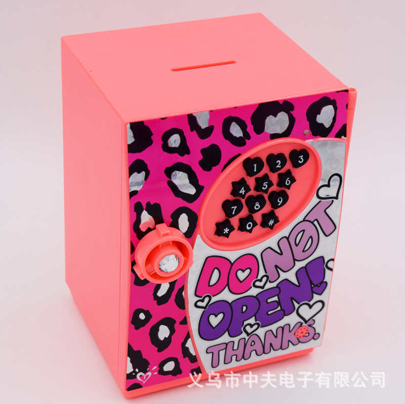New simulation children's password piggy bank birthday gift cartoon smart money pot manufacturers direct