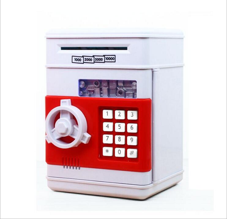 Creative anti-fall ATM piggy bank piggy bank password box box large size children&#039;s birthday gift