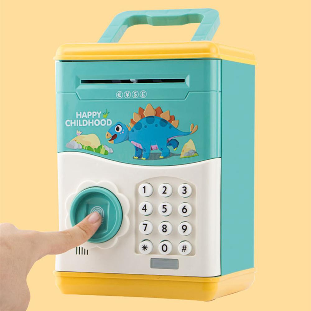 Cartoon creativity fingerprint children piggy Bank Portable money Box