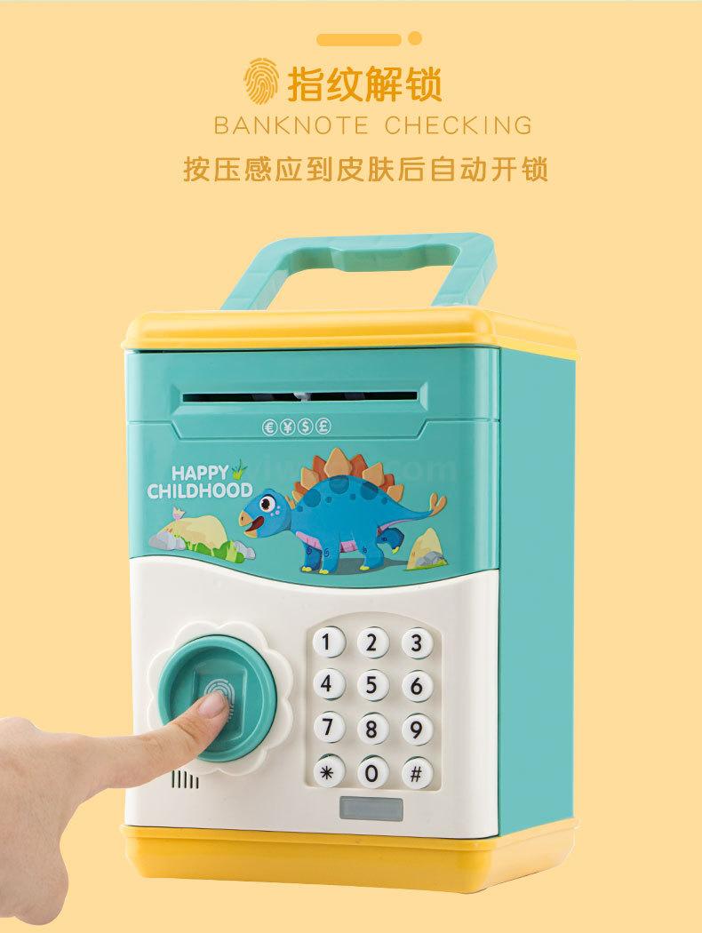 Cartoon creativity fingerprint children piggy Bank Portable money Box Cartoon creativity fingerprint children piggy Bank Portable money Box