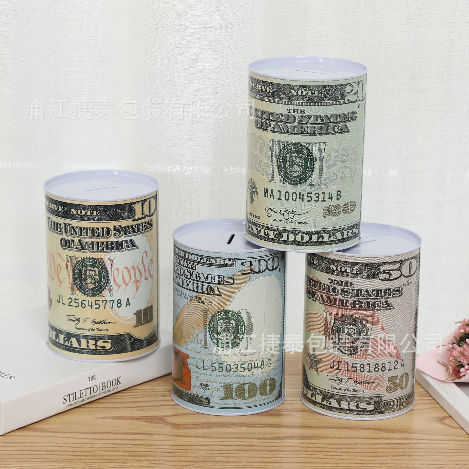 round Coin Bank Tinplate Piggy Bank Tinplate Savings Bank Manufacturer Customized round Saving Iron Can