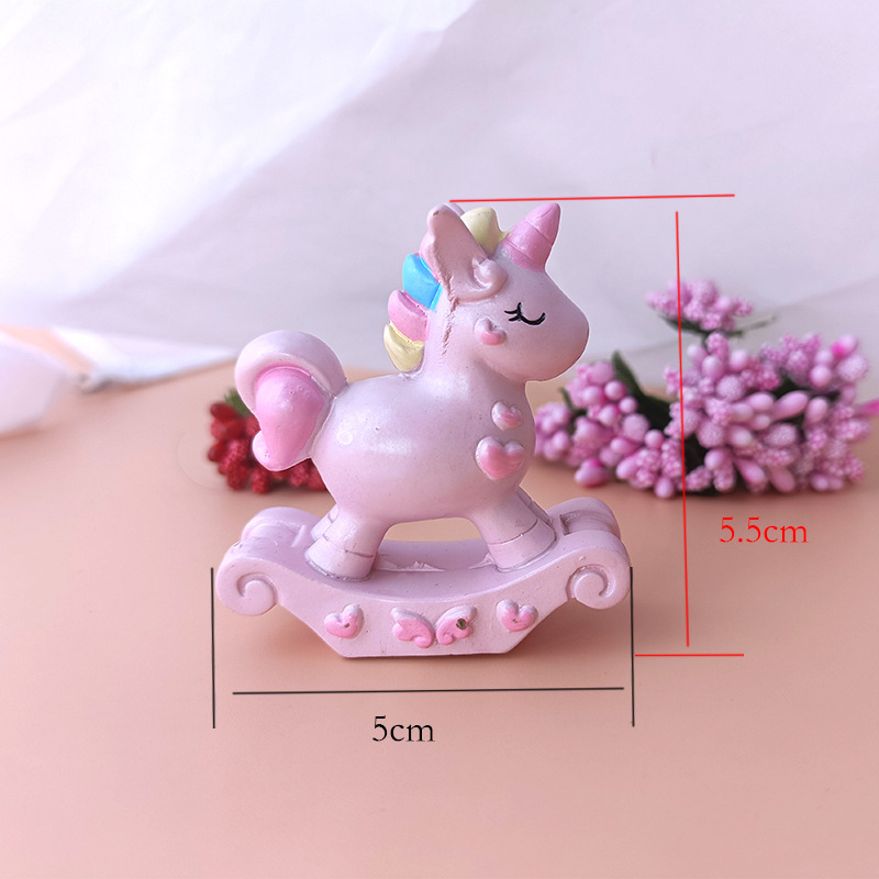 Children's DIY Handmade Brickearth Toy Accessory Material Trojan Unicorn Small Animal Doll Doll Ornaments Children's DIY Handmade Brickearth Toy Accessory Material Trojan Unicorn Small Animal Doll Doll Ornaments